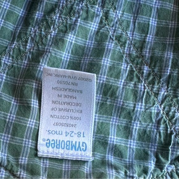 Boys Gymboree denim lined blue jean truck overalls 18-24 months‎ - Picture 6 of 6